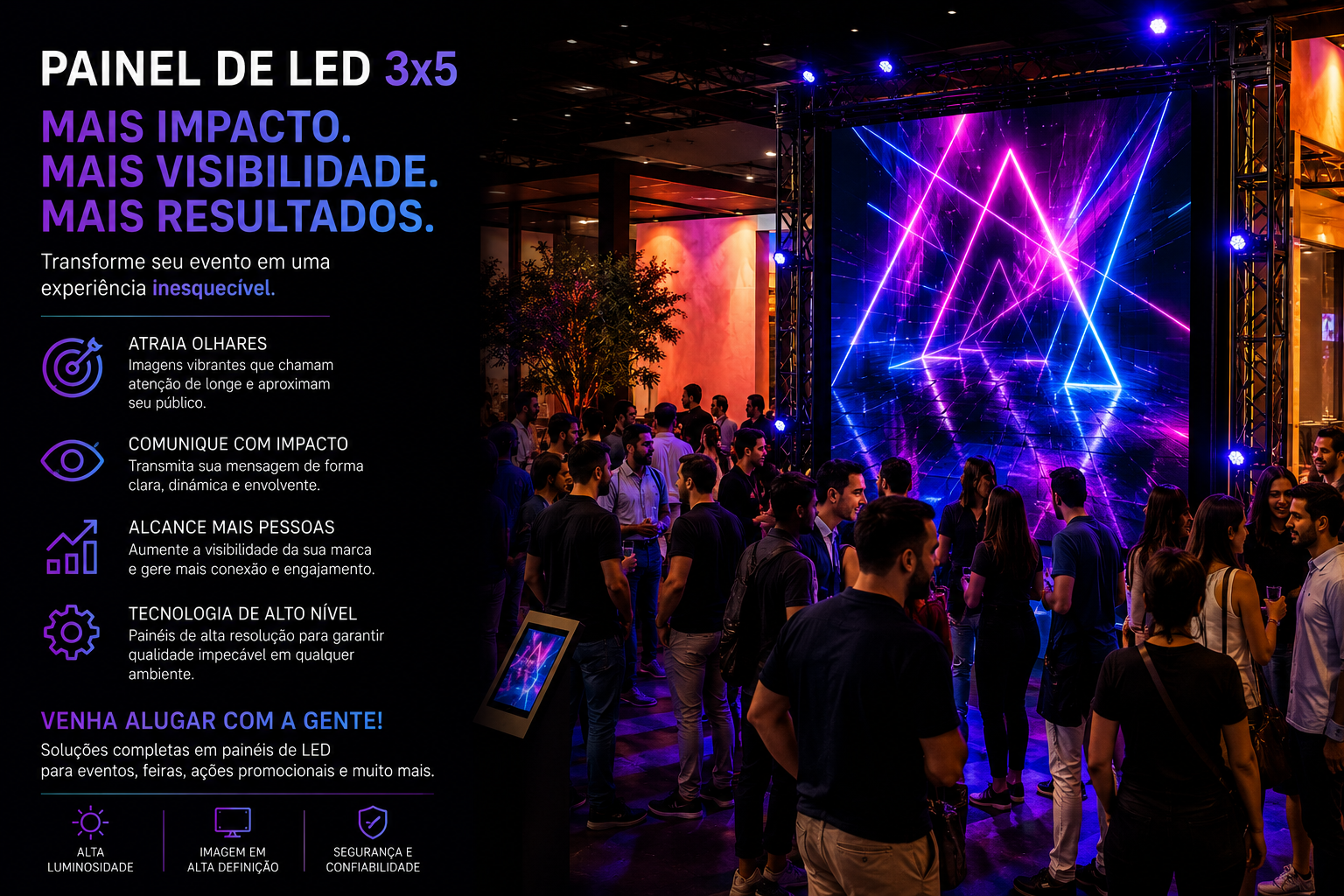 Locação de Totem de Credenciamento, Totem Interativo, TVs de Grandes Formatos, Painel de LED, Projetor e Óculos VR em Curitiba e Pinhais para a ExpoApras 2026 – 2026
